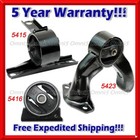L023 Fit 2008-2014 Mitsubishi Lancer 2.0L w/o Turbo, Engine Motor Mount Set 3PC
