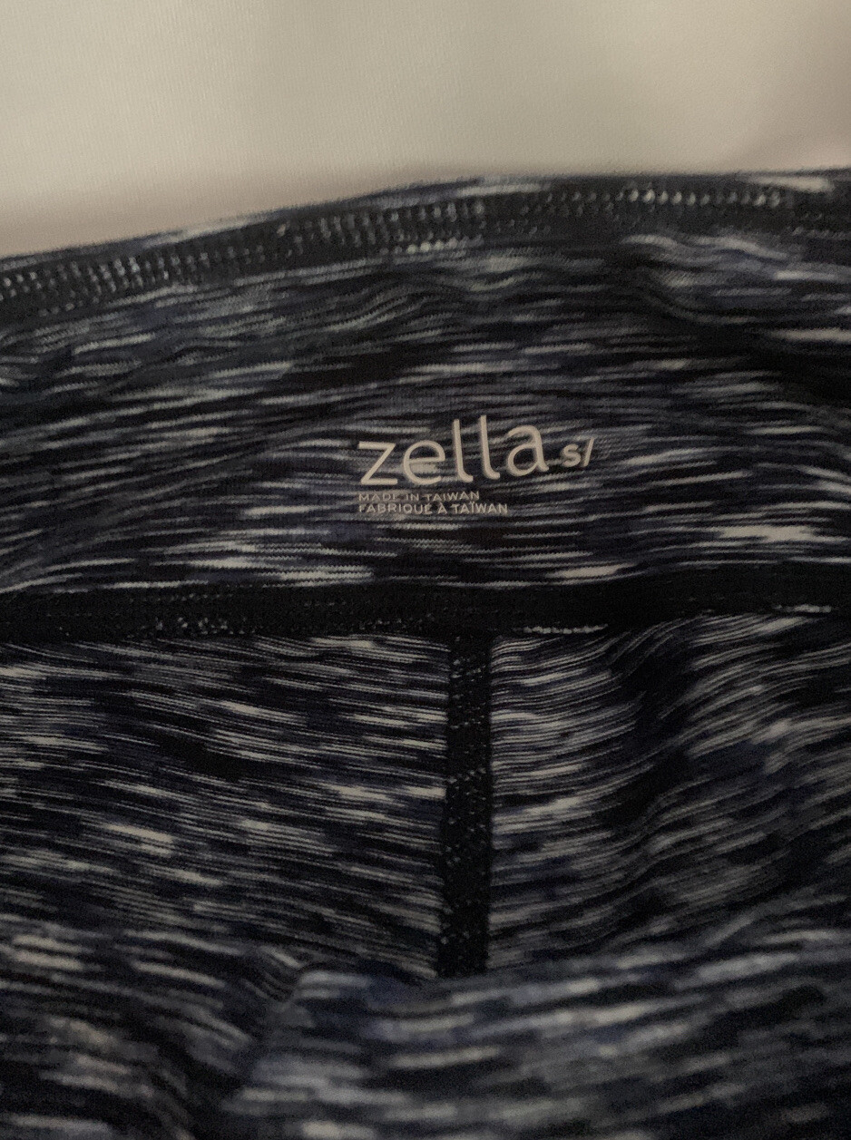 ALTRA Zella Crop Leggings Mesh Up Waist Blue Small