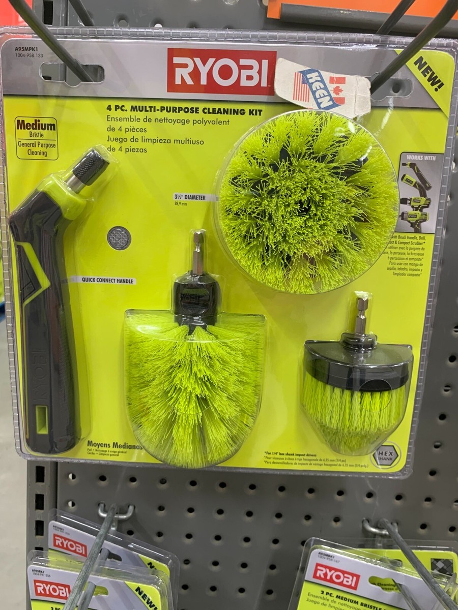 RYOBI CANADA Multi-Purpose Cleaning Kit (4-Piece) | eBay