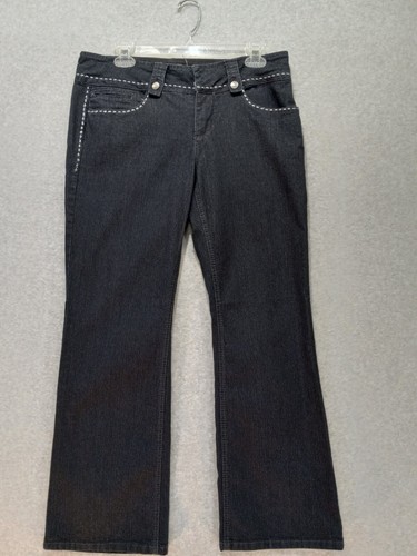 Beau Jeans Size 10 P Petite Black Button Accents 10 P Very Good Condition