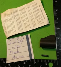 FRONT SIGHT W/ PIN CHOATE MACHINE CO VINTAGE GUN PARTS RIFLE