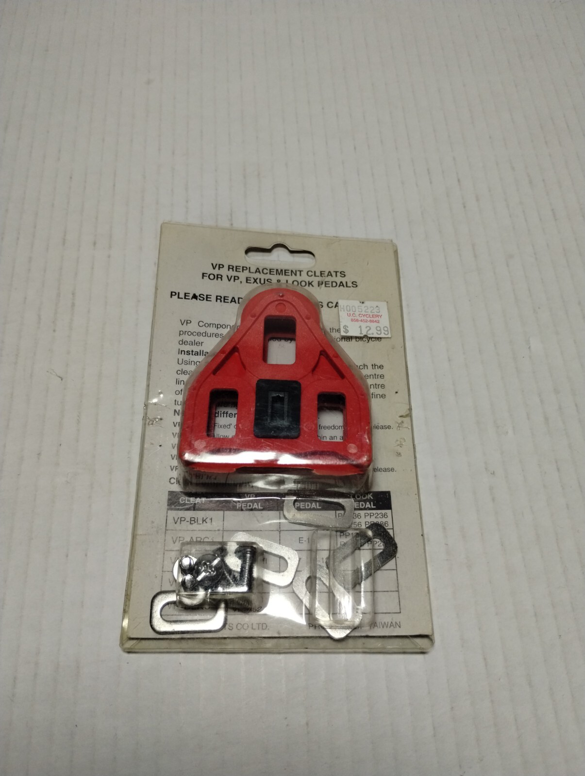 Vp Replacement Cleats For Vp Exus & Look Pedals. A62 eBay