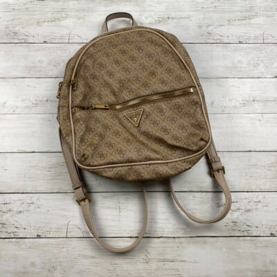 Guess Women's Manhattan Backpack Bag 4g logo bag *missing zipper pull