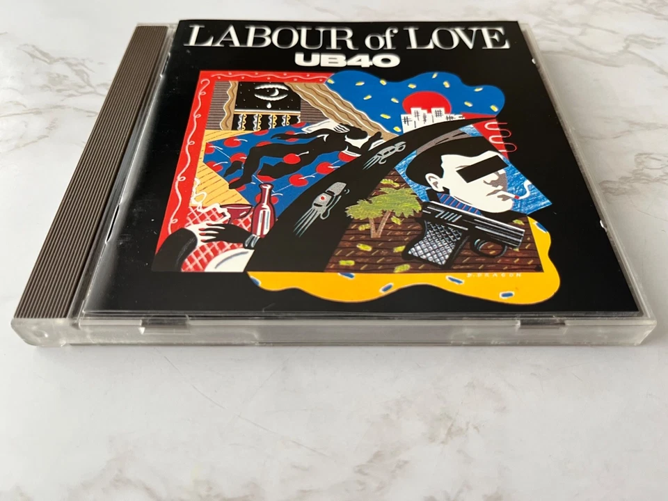 UB40 Labour Of Love CD WEST GERMANY BLUE FACE Virgin/DEP DEPCD5 James Brown RARE - Imagem 4 de 4