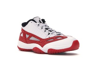 men's air jordan 11 retro low gym red