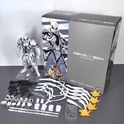 New Revoltech Amazing Yamaguchi Spider-Man Agent Anti-Venom Action