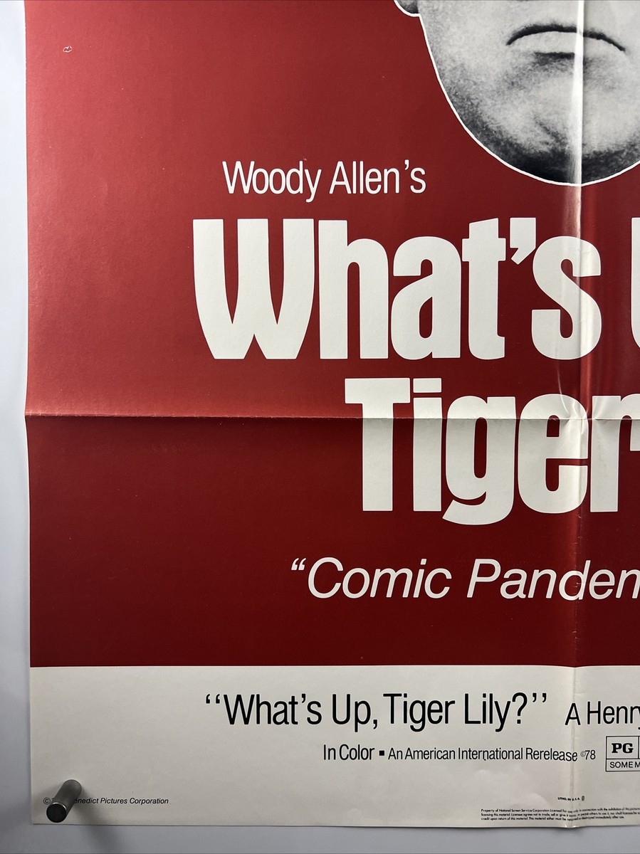 WHATS UP TIGER LILLY Movie Poster (VeryFine+) One Sheet 1978RR