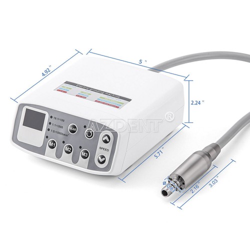 AZDENT Dentale Elettrico LED Brushless Micro Motore 1:1 1:5 Fibra Ottica Manipolo - Foto 23 di 58