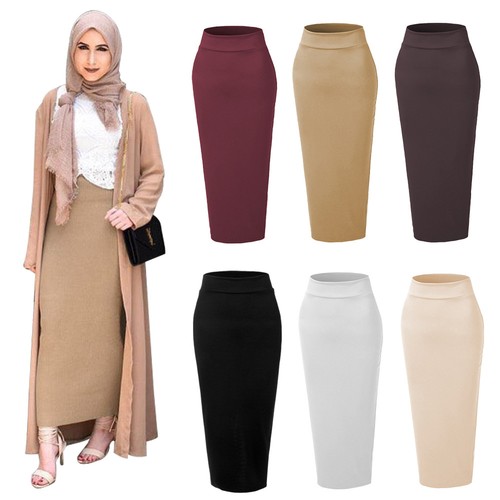 Muslim Thick Skirt Bodycon Slim High 