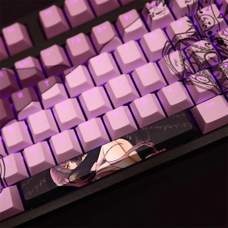 Frieren: Beyond Journey's End RGB PBT Cherry MX Keycaps For Mechanical Keyboard - Image 3 of 4