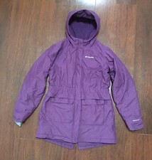 Girls omni-heat Purple Nordic Strider Columbia Winter Jacket Size XL 18/20