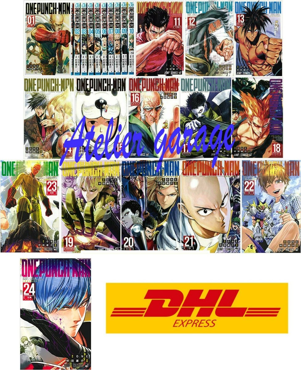 ALL New One Punch Man Vol.1-24 Set Japanese Manga Yusuke Murata | eBay