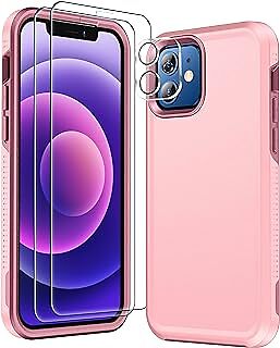 Temdan for iPhone 12 Case for iPhone 12 Pro Case| [12 FT Military Grade Drop Pro