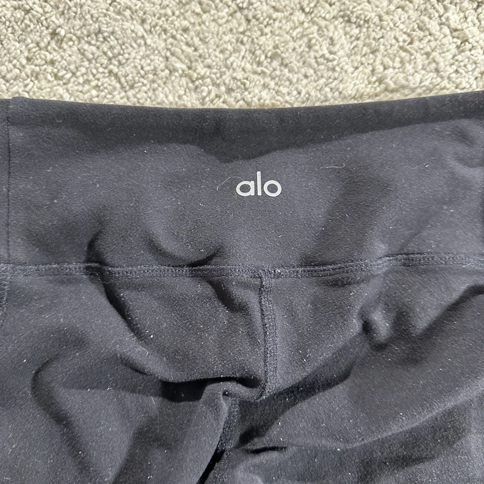 alo-yoga moto textured skinny mid rise stretch leggings