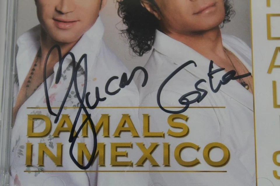 8x signierte Doppel CD von Lucas + Costa Cordalis - Damals in Mexico - Neu /H - Bild 3 von 4