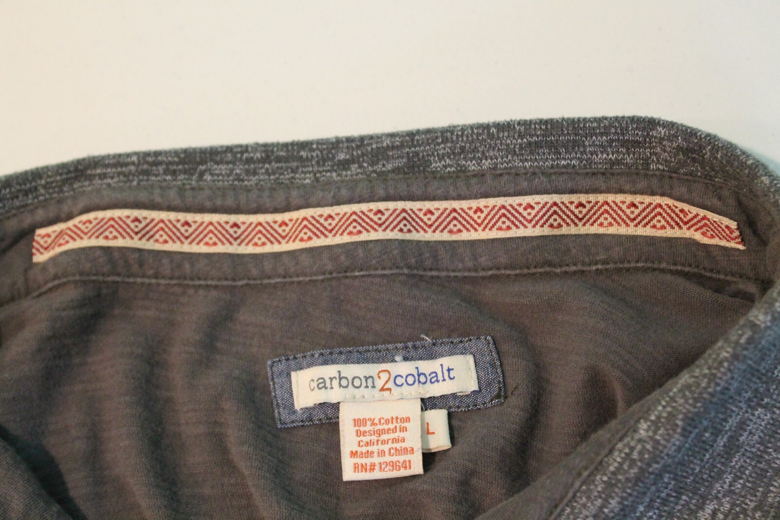 Carbon 2 Cobalt Men's Triple Texture Charcoal Polo Si… Gem