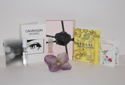 Lot of 5 Women's Perfume Samples: Calvin Klein, Viktor & Rolf, Versace and more