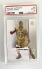 2011 UPPER DECK SP LEBRON JAMES AUTHENTIC CARD#2 PSA 9 MINT CAVALIERS LAKERS