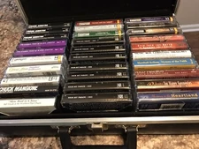 Collector Case Of 30 Miscellanous Cassette Tapes Misc Variety See Details Below