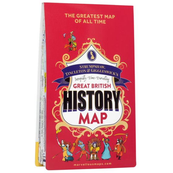 Great British History Map OS and ST&G Christmas gift idea