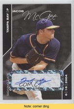 2008 Just Minors Signing Date Black Edition 24/25 Jake McGee #63 Auto READ 0af