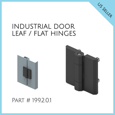 INDUSTRIAL DOOR LEAF FLAT HINGES Part #199.2.0.1