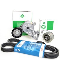 Bosch 6DPK1195 Keilrippenriemen-Satz + Freilauf FüR Audi VW 1.9D Seat Skoda Ford