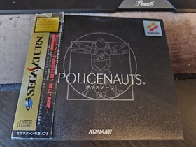 Konami Policenauts Sega Saturn Limited Edition Picture Book Stickers Tested