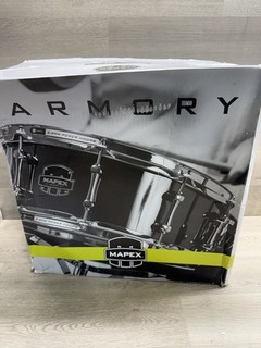 Mapex Armory Series Tomahawk Steel Snare Drum 14" x 5.5" ARST4551CE Stock #1466