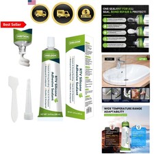 Silicone Sealant Waterproof Caulk All-Purpose Sealer Strong Adhesion 3.4 Fl Oz