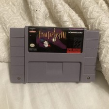 Square Soft Final Fantasy III - Nintendo SNES NTSC-U/C (US/Canada) Cartridge