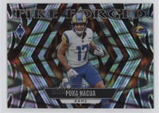 2023 Panini Phoenix Fire Forged Silver Seismic Puka Nacua #8 jg5