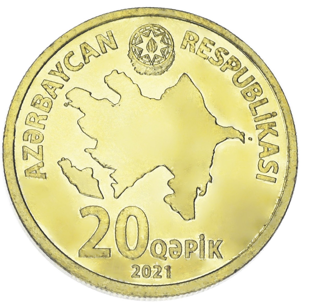 Azerbaijan 20 Qapik 2021 UNC | eBay