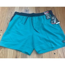 NEW Speedo Sz XXL Hydro Square Leg Comfort Stretch Swim Trunks Suit Shorts