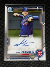 2021 Bowman - Chrome Prospects Autographs Kohl Franklin #CPA-KF (AU, RC)
