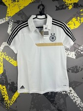 Germany Training Jersey Football Soccer Polo Shirt Adidas Women SZ M 12-14 ig93