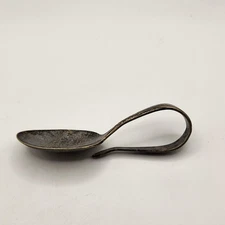 Vintage Oneida Ltd. Miniature Spoon Loop Handle 2.75" Tarnished Silver Decor