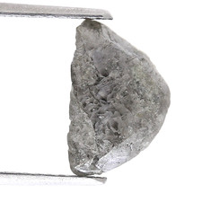 2.38 Ct Natural Diamond Rough Diamond Antique "D" Shape Raw Diamond