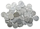 ROLL (50) High Grade/AU/BU 1943 P D S Lincoln Steel Wheat Cents Collection *391