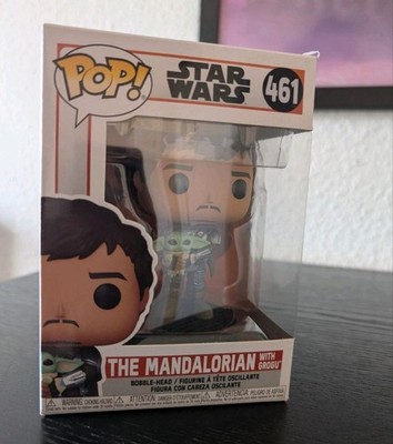 Funko Pop! Star Wars - the Mandalorian with Grogu Vinyl Figur 461