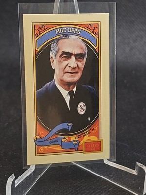 2014 Panini Golden Age - Mini Croft's Swiss Milk Cocoa  #43  Moe Berg