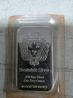 Silver Bar Scottsdale One Troy Ounce .999 Fine Silver Bar Scottsdale Silver Mint