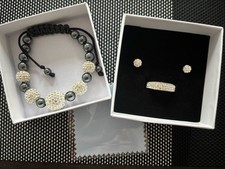 Warren James 925 Silver Ring Size O + Matching Jewellery Gift Set Boxed