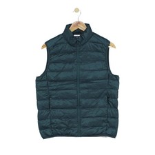 Uniqlo Bodywarmer Mens Size S Green Ultra Light Down Gilet