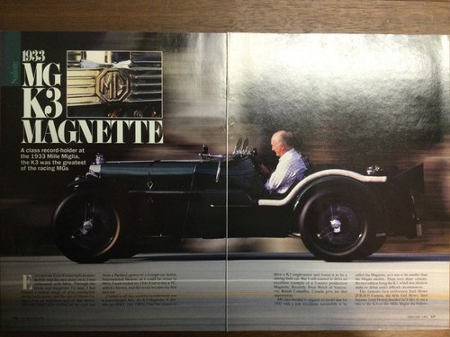 AW 2029 Article Racing History 1933 MG K3 Magnette Mille Miglia 7 page
