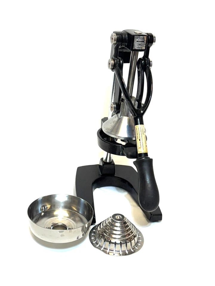 Exprimidor de prensa de jugos Focus Foodservice de grado comercial de alta resistencia - 97336, negro Foto 4 de 4