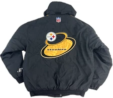 Vintage Pittsburgh Steelers NFL Proline Jacket by Logo Athletic 90s Youth XL