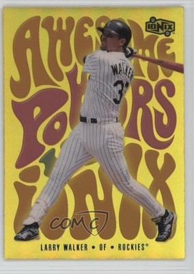 2000 Upper Deck Ionix Awesome Powers Larry Walker #AP9 HOF k4s