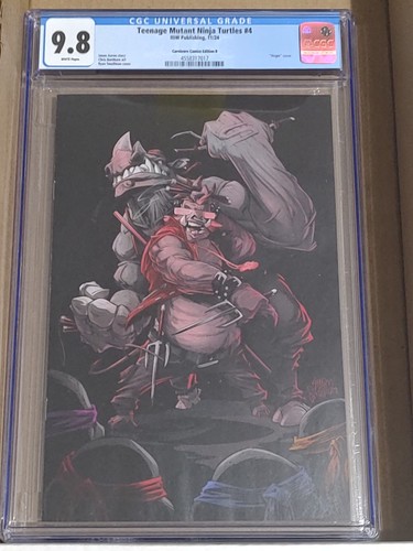 Teenage Mutant Ninja Turtles #4 (ONLY 2), CGC 9.8, Virgin Cover FREE SHIPPING!!