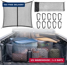 2Pack Cargo Net for Pickup Truck Bed - Envelope Truck Bed Net for GMC Sierra C